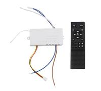 LED Ceiling Fan Remote Control with 6-Speed Dimming and Variable Frequency DC Controller, Compatible with 150W Fans, for Light Brightness Adjustment and Shaking Function, Includes Receiver