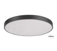 LED Ceiling Lamp 36W Round Warm White Light 3000K IP20 Black / Silver Modern UK