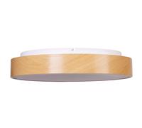 Beliani Led Ceiling Lamp Bragoto With Dimmer Metal Light Brown