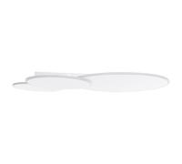 Beliani LED Ceiling Lamp GABRIK with Dimmer Metal White, White