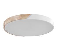Beliani LED Ceiling Lamp Pattani Metal White, White