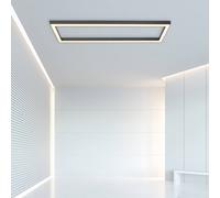 LED ceiling lamp PURE Lines, 110 x 30 cm, anthracite, remote control