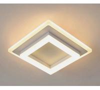 Led Ceiling Lamp Square Surface Mounted White Modern 30W 3000K