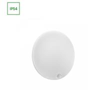 LED Ceiling Lamps with Motion Sensor 18W Warm 230V 120DEG IP54 D300X60MM Rou