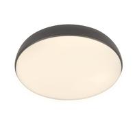 LED Ceiling Light 22W Round CCT Dimmable Remote Hallway Bedroom 350mm Anthracite