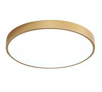 Led Ceiling Light Chandelier Kitchen Minimalist Flat Lights Semi Mount Household Tricolor Dimmable Round Acrylic Industrial Light,for Living Dining