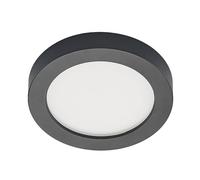 LED Ceiling Light 'Edwina' dimmable (Modern) in Black Made of Aluminium for e.g. Bathroom (1 Light Source,) from PRIOS | Ceiling lamp, lamp