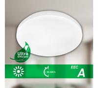 Briloner - EEK A LED Ceiling Light with Neutral White Light Colour, 8W, 1700Lm, 50,000 Hours of Light, Ceiling Lights for Living Room, Ceiling Bedroom, Lounge, 29X6 cm, White