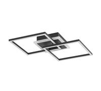 LED Ceiling Light 'Fjardo' dimmable (Modern) in Black Made of Aluminium for e.g. Living Room & Dining Room (1 Light Source,) from Lindby | Ceiling lamp, lamp