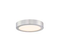 LED Ceiling Light Flat Nickel / Acrylic 16 cm