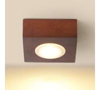 LED Ceiling Light Mini Corridor Downlight Rubber Wood Ceiling Lamp Modern Flat Overhead Minimalist Ceiling Lamps 3W Ceiling Spotlight Dining Room Living Room Ceiling Lights