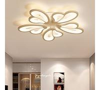 LED Ceiling Light, Modern APP Dimmable Flush Mount Ceiling Lamp with Remote Control,Contemporary Metal Acrylic for Living Room Bedroom Kitchen Dining Room Kid's Room,Lily,3 Heads