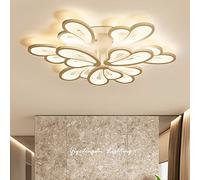 LED Ceiling Light, Modern APP Dimmable Flush Mount Ceiling Lamp with Remote Control,Contemporary Metal Acrylic for Living Room Bedroom Kitchen Dining Room Kid's Room,Lily,3 Heads