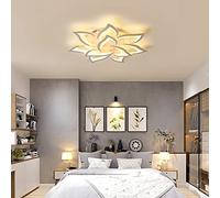 LED Ceiling Light, Modern APP Dimmable Flush Mount Ceiling Lamp with Remote Control,Contemporary Metal Acrylic for Living Room Bedroom Kitchen Dining Room Kid's Room,Lily,3 Heads