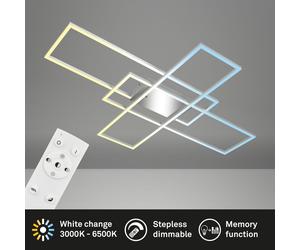 LED Ceiling Light Modern Chandelier Lamp Living Room Dimmable Remote Control CCT
