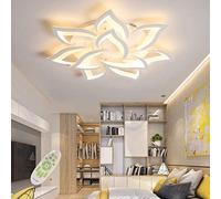 LED Ceiling Light Modern Dimmable Living Room Chandelier, Children's Room Creative Flower Shape Design Ceiling Lamp, Indoor Lighting Fixtures,10 heads