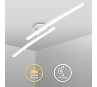 LED Ceiling Light Modern Lamp Bedroom Living Room Hallway Metal Warm White
