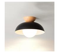 LED Ceiling Light - Modern Water Transfer Wood Grain Design - Stylish Wall-Mounted Fixture for Aisles, Entrances, Checkrooms, and Balconies