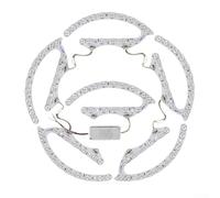 Led Ceiling Light Module 72w 96w 120w 144w With Magnetic Base, Three Color Dimming 3000k 4000k 6000k, Bright Optical Lens For Home Repair(5PCS)