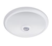 Maclean MCE131 Ceiling LED Lamp with PIR Motion Sensor, White, PIR 12.0 watts