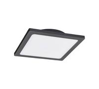 LED Ceiling Light Outdoor 'Mabella' (Modern) in Black Made of Aluminium (1 Light Source,) from Lucande | Outdoor Light