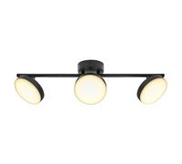 LED Ceiling Light Room Lamp Decor Spot Moon 3 Black 3 X 5W 1500LM Warm White