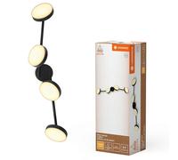 LED Ceiling Light Room Lamp Decor Spot Moon 4 Black 4 X 5W 2000LM Warm White