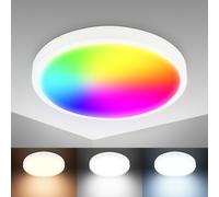 LED Ceiling Light Smart Home Lamp Dimmable Round 27cm RGB WiFi App Control White