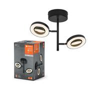 Led Ceiling Light Spotlight Saturn Black 21W 2180lm CCT 3000K/4200K/6500K