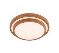 LED Ceiling Light 'Vaako' (Modern) in Brown for e.g. Office & Workroom (1 Light Source,) from Lindby | Ceiling lamp, lamp