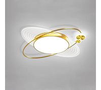 LED Ceiling Lights Bedroom Light Elegant Oval Ceiling Lamp White Light LED Fixtures Golden Acrylic lampshade Indoor Ceiling Chandelier Chandelier Lighting