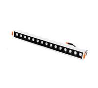 Led Ceiling Spotlights, Rectangular White Indoor Flush Spot Light, Not Dimmable, Not Battery Powered, Hard Wiin Ac 86-265V High Brightness/3000K_3 Lights