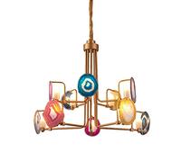 Led Chandelier Ceiling Lamp,Modern Pendant Lighting Kitchen Island Bedroom,Metal Ceiling Light Fixture Gold Living Room Commemoration Day vision