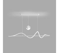 LED Chandelier, Creative Long Design for Dining Room and Bar, Modern Restaurant Lighting, 120cm