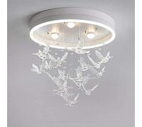 LED Chandelier for Dining Room Bedroom Study Room Room Pink/white/brown Chandelier Lighting Lustres