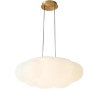 LED Chandelier Lamp Adjustable Length Cotton Cloud Ceiling Light Fixture,Contemporary Dining Room