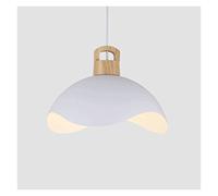 LED Chandelier Lamp Rustic Pendant Light Macarons Wood Art Single Head Metal DropLights Petal-Shaped Dining Suspension Lamp Home Color Chandelier with Adjustable Cord LED Chandelie,Hang