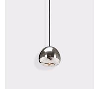 LED Chandeliers, Modern Creative Single Head Chrome Rose Gold Mirror Ball Pendant Lamp Globe Farmhouse Kitchen Bar Suspension Hanging Light Chandelier Metal Round Lampshade Glass Ceiling Light Mod