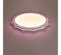 LED Chandeliers, Ultra-Thin Round Led Bedroom Ceiling Light Three-Color Light-Changing Simple Modern Living Room Ceiling Lighting Master Bedroom Room Lamp Home Decorat Lighting(Purple)