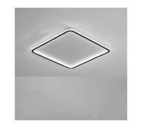 LED Chaners, Led Ceiling Light for Living Room Bedroom Home Black White Rectangular Modern Minimalist Style Design Flush Mount Ceiling Lamp (Color : Black, Size : Rectangle-90x50cm) (White Round40cm)
