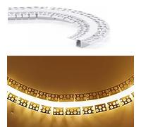 LED Channel Lighting for Wall Ceiling Edge, Recessed Aluminum Profile with Silicone Diffuser, Linear Strip Track for Home and Shop Decoration