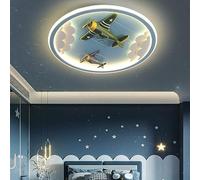 LED Children Ceiling Light 72W 5500lm AirplaneRocket Unicorn Shape Dimmable with Remote Control Pink/Blue/White, for Kids Room Bedroom Living Room Creative Fun/Beautiful Energy Efficient Durable Safe
