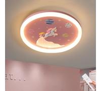 LED Children's Ceiling Light, 72W Dimmable with Remote Control, Cartoon Unicorn Design for Bedroom, Starry Sky Chandelier, 3000K-6500K Lighting