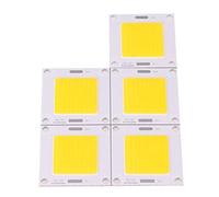 LED Chip, 5Pcs 50W High Power Energy Saving COB LED Integrated Chip Light Bulb Lamp Source Fits for DIY Light Bulb Floodlight DC 12~14V(Warm Light)