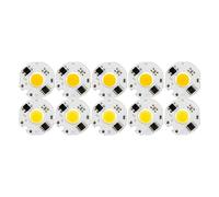 LED Chip Bulb, 10 Pcs LED COB Chips AC 220V Driverless Multicolor 3W-12W for DIY(Y27 Warm White,5W)