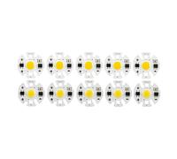 LED Chip Bulb, 10 Pcs LED COB Chips AC 220V Driverless Multicolor 3W-12W for DIY(Y32 Warm White,7W)