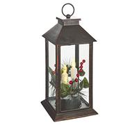 LED Christmas Candle Lantern (Brown)