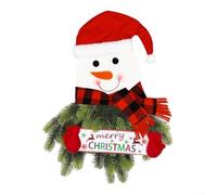 LED Christmas Hanging Decor 50cm Santa Snowman Cloth(Snowman Pendant)