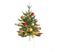 LED Christmas Tree 50cm Warm White Lights PVC | 40 warm white LEDs, cozy holiday glow, energy efficient, for battery operated, indoor outdoor use