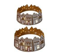 Led Christmas Tree Collar,Christmas Tree Collar 26/28Inches Gingerbread House Led Skirt Collar | Stand Reusable Holiday Supplies Tree Ring for Christmas Tree